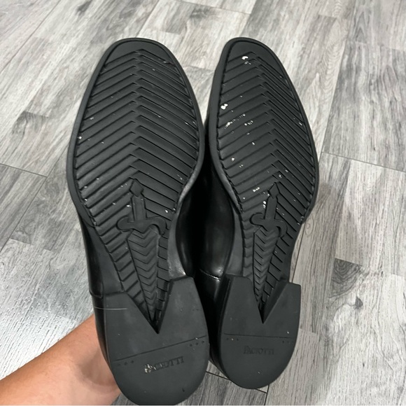 Cesare Paciotti Mens Shoes Size 6 US  Black Laceless Derby - Picture 8 of 11